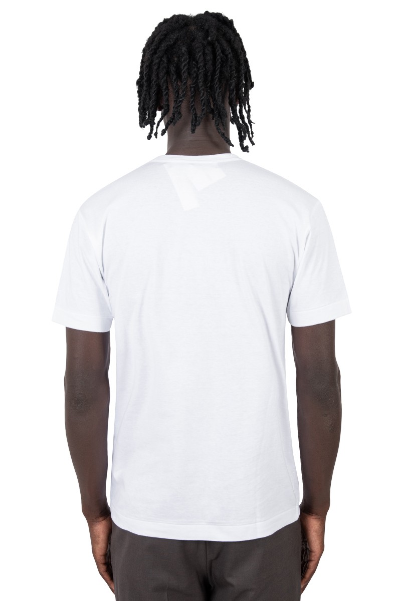 Comme Des Garçons Play T-shirt logo play blanc