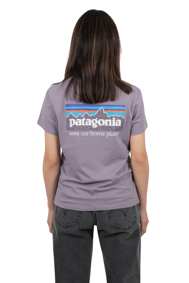 Patagonia Purple mission organic t-shirt