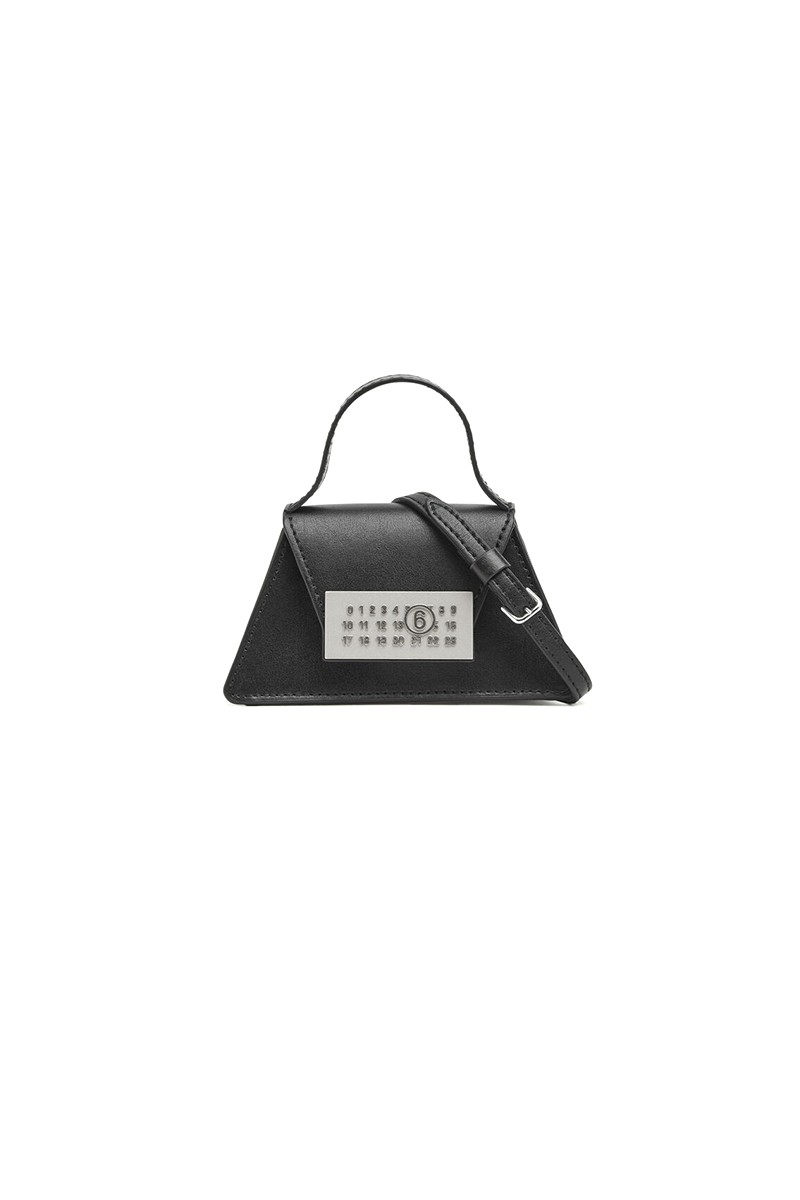 MM6 Maison Margiela Mini sac bandoulière numeric noir