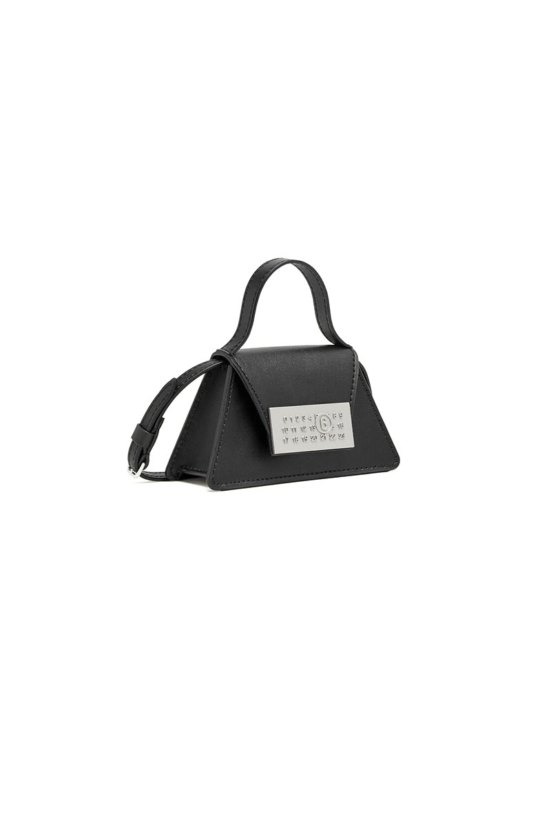 MM6 Maison Margiela Black mini shoulder bag numeric