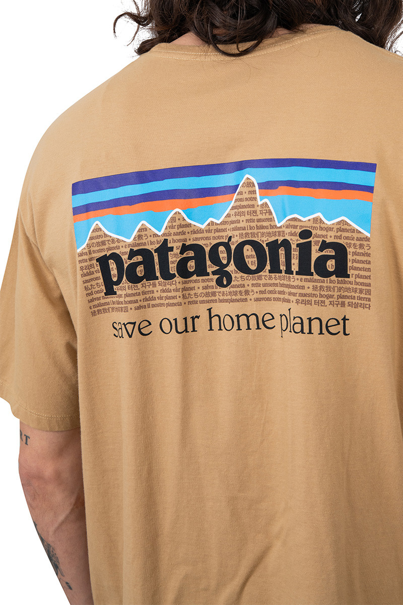 Patagonia Brown p-6 mission t-shirt