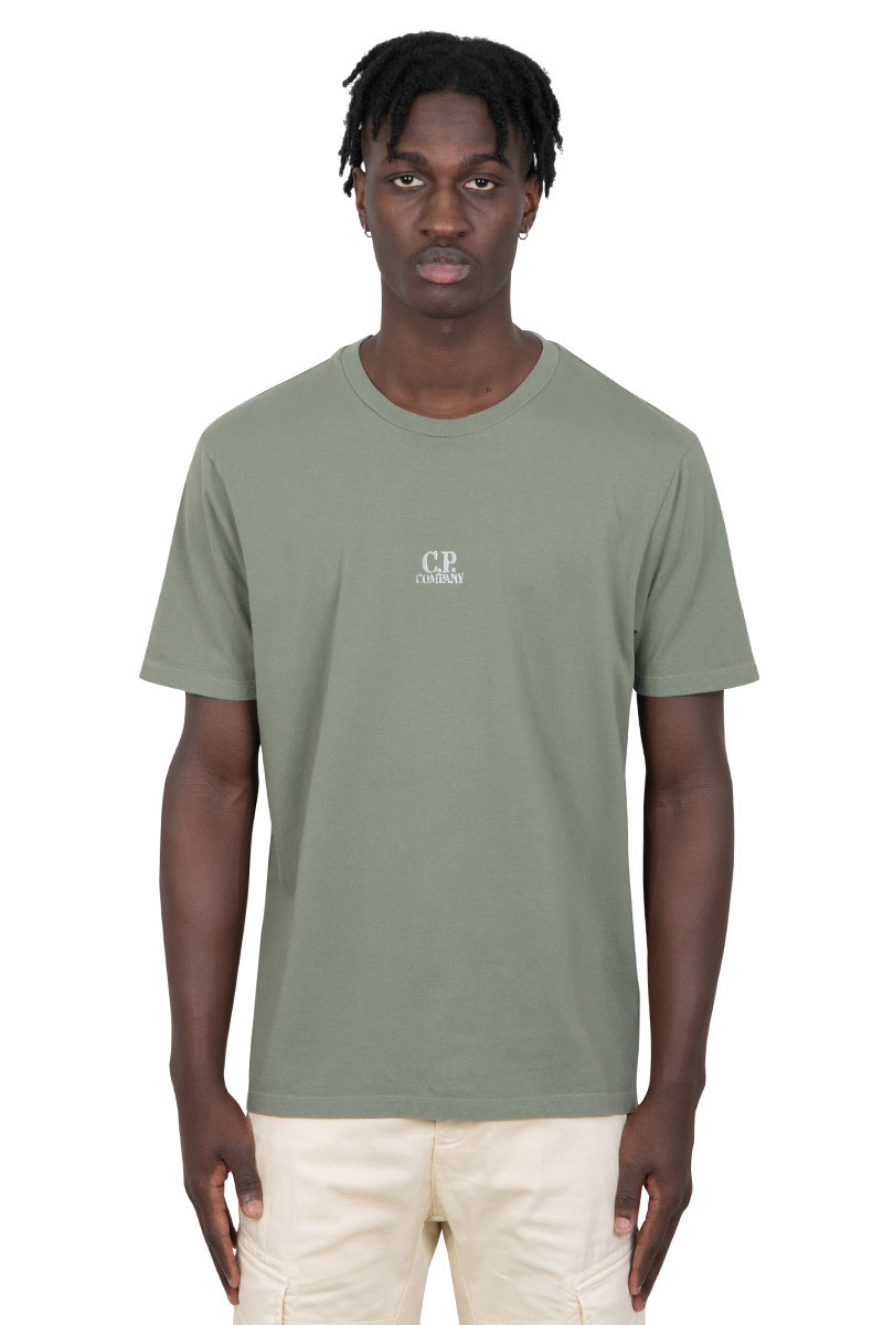 C.P. Company T-shirt  artisanal three cards vert