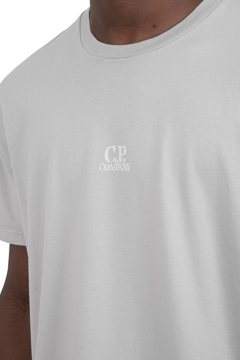 C.P. Company T-shirt artisanal three cards gris