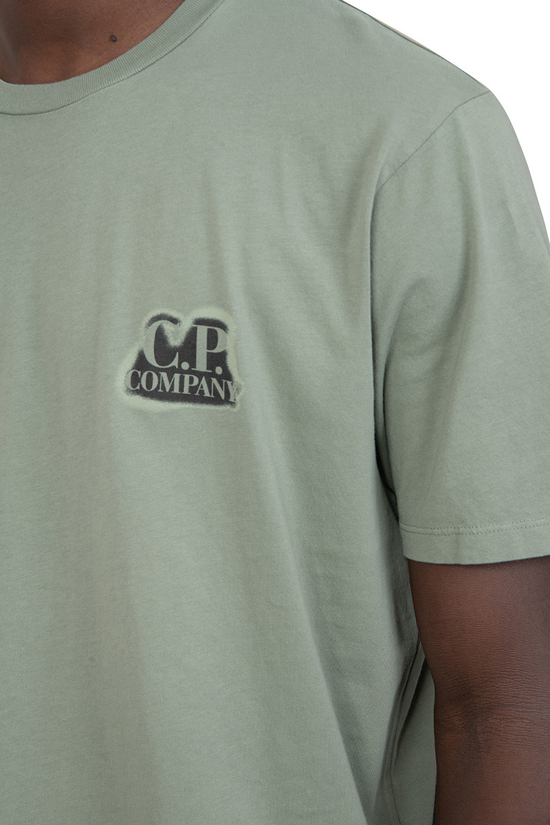 C.P. Company T-shirt artisanal british sailor vert