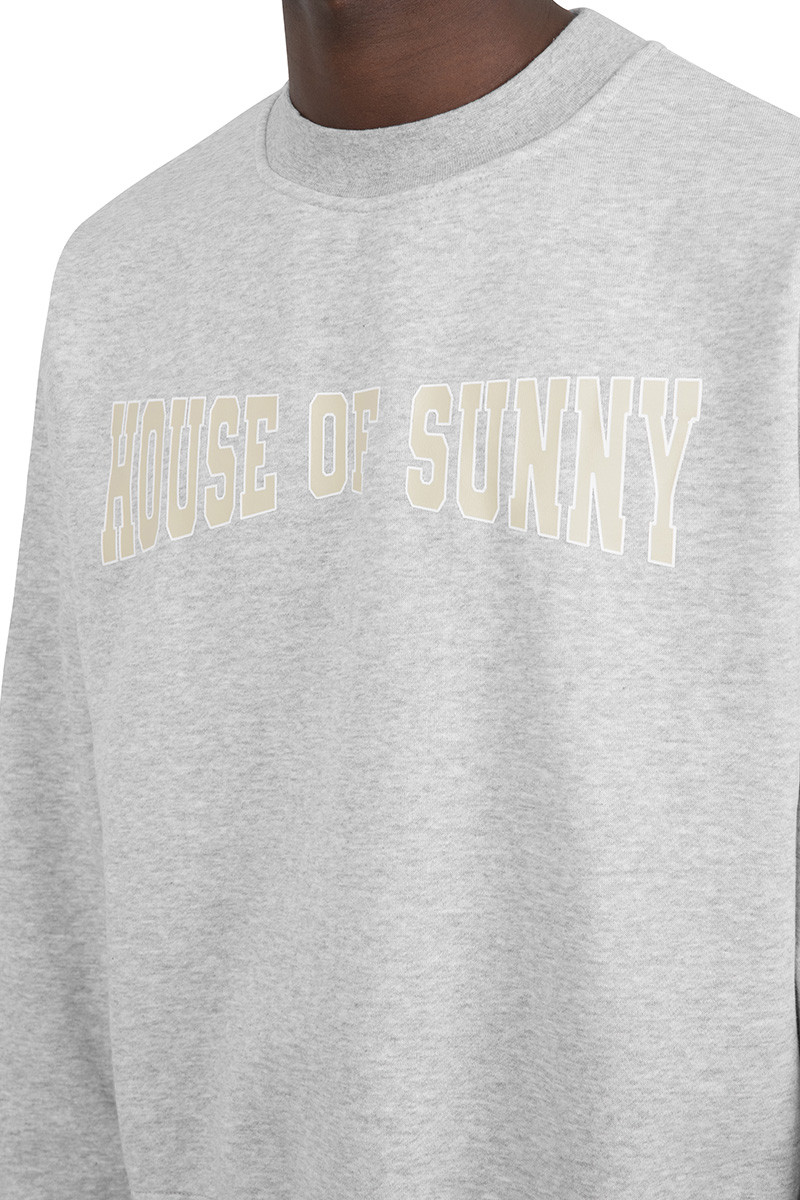 House of Sunny Grey crewneck arch print