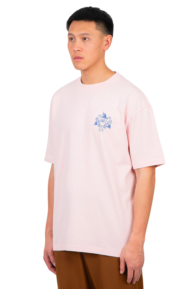 Drôle De Monsieur Pink blason t-shirt