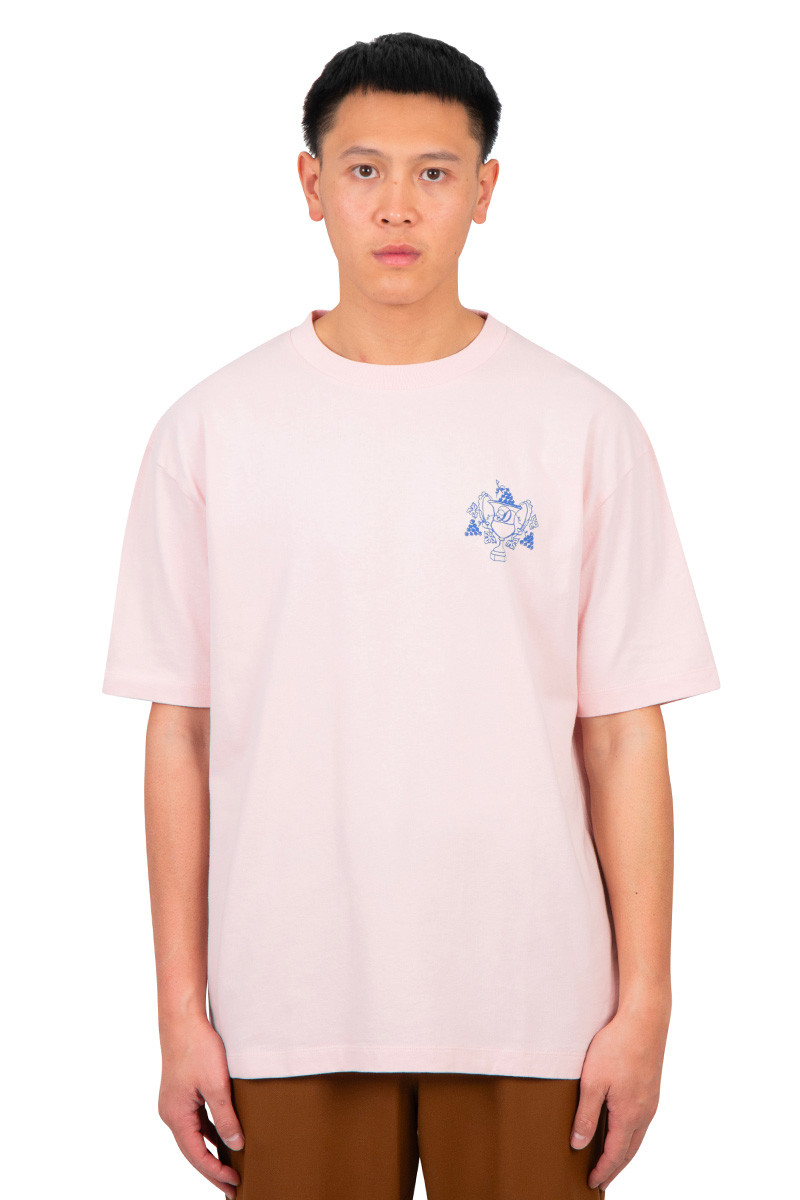 Drôle De Monsieur Pink blason t-shirt