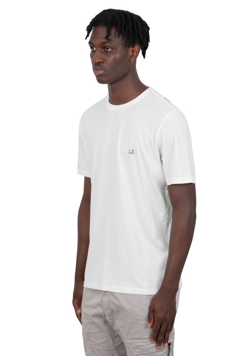 C.P. Company T-shirt goggle blanc