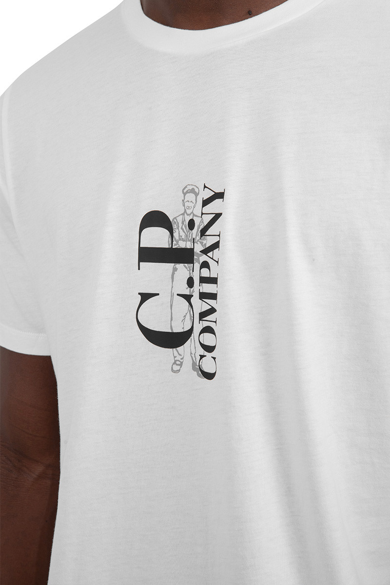 C.P. Company T-shirt british sailor blanc