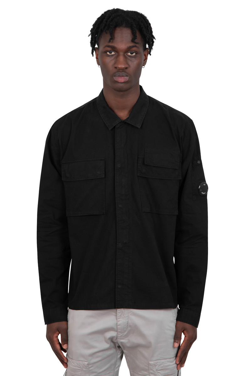 C.P. Company Black chrome-r pocket overshirt