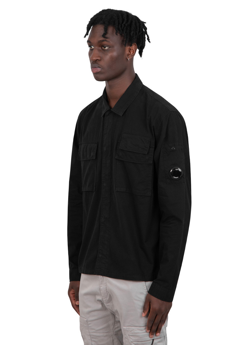 C.P. Company Black chrome-r pocket overshirt