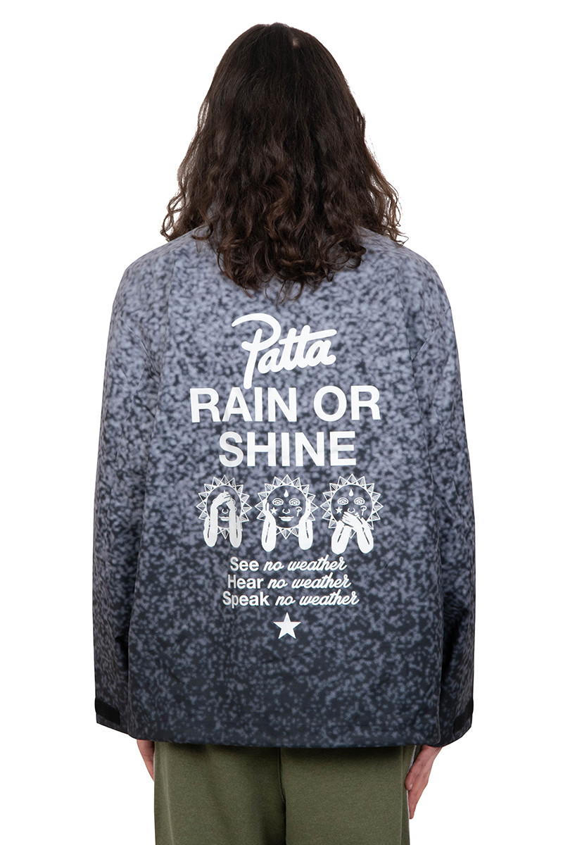 Converse Black x Patta rain jacket