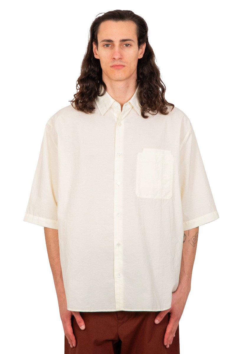 Lemaire Beige double pocket shirt