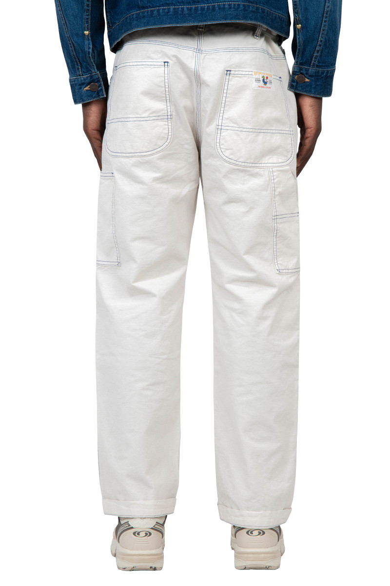 Human Made White garment dyed painter pants