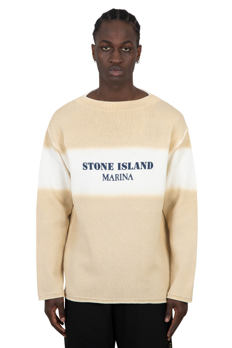 Stone Island Beige marina knitwear