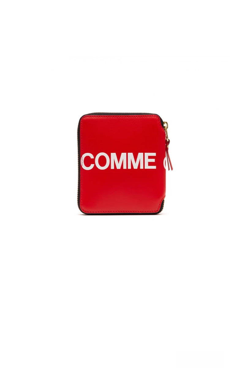 Comme Des Garçons Wallet Red logo wallet