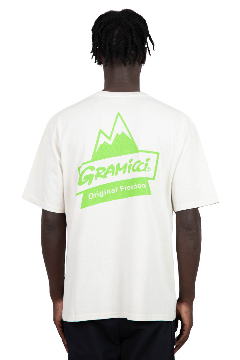 Gramicci Beige peak t-shirt