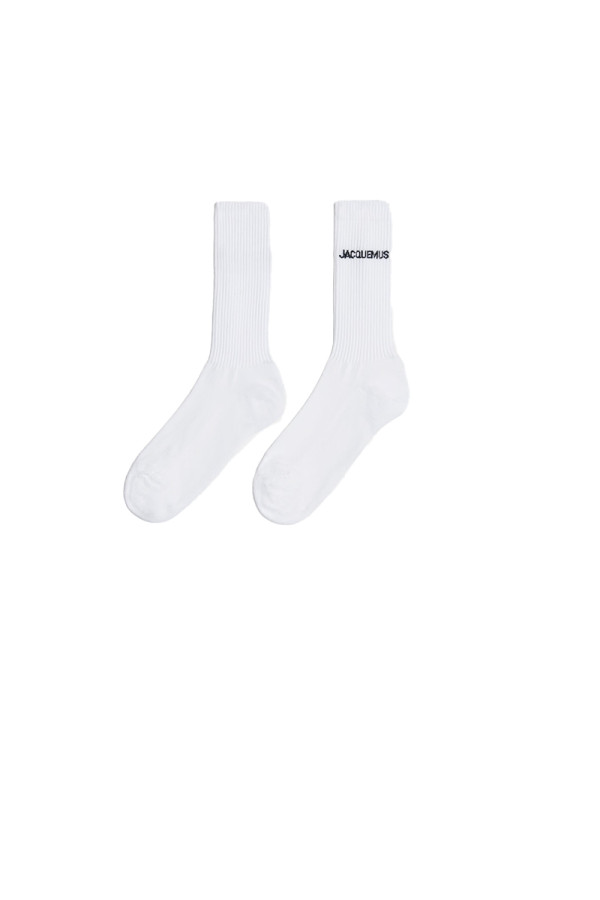 White Jacquemus socks